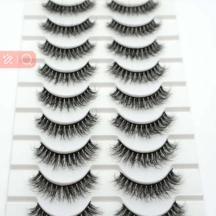 10 paren volledige strip Lash Cruelty Free Faux Mink Natural Lashes