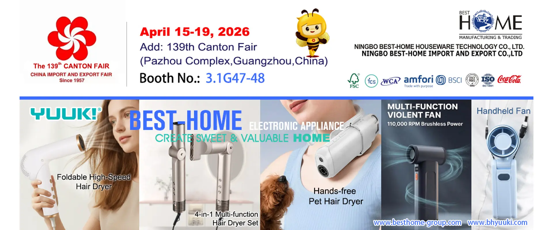 Kleine apparaten - Canton Fair in Guangzhou