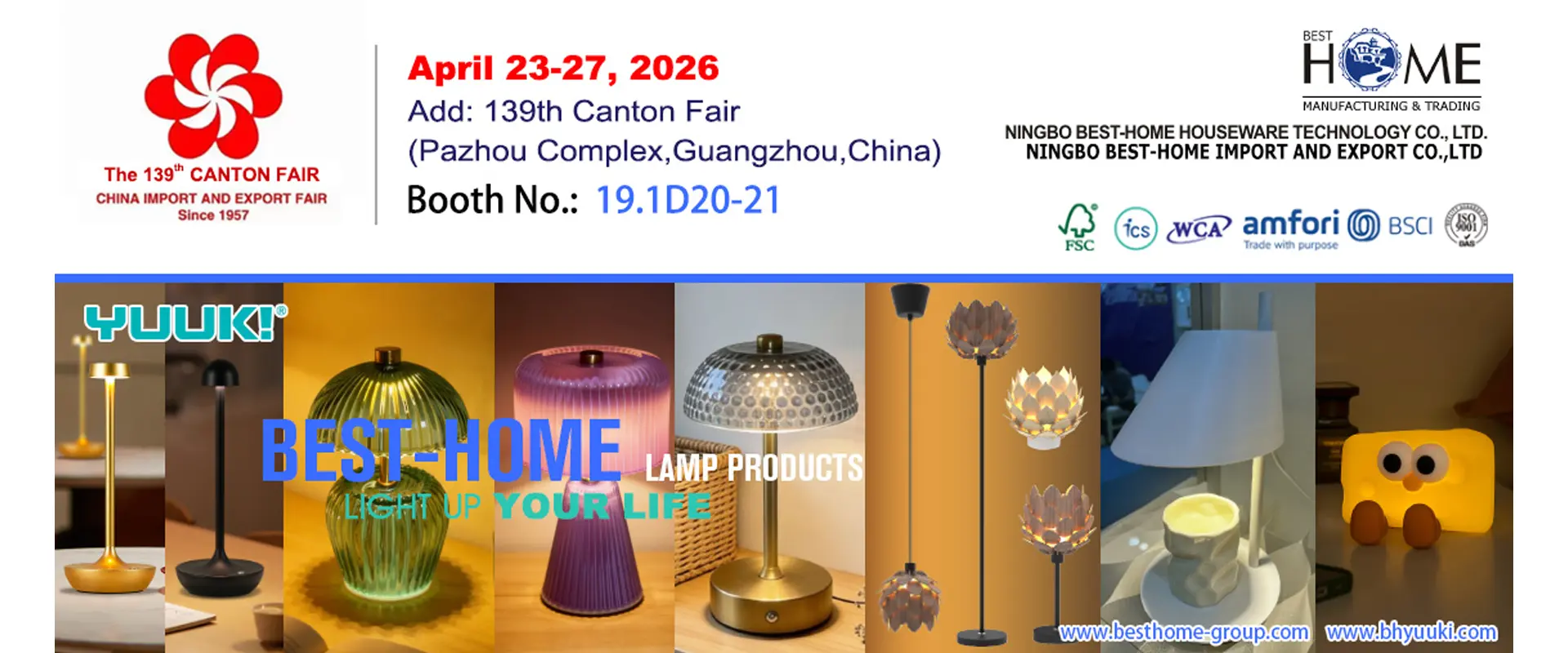 Canton Fair - Tafellampen
