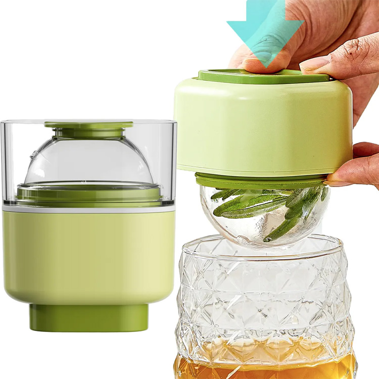 3D Ice Ball Cube Maker Silicone Ice Ball -vormige persmal