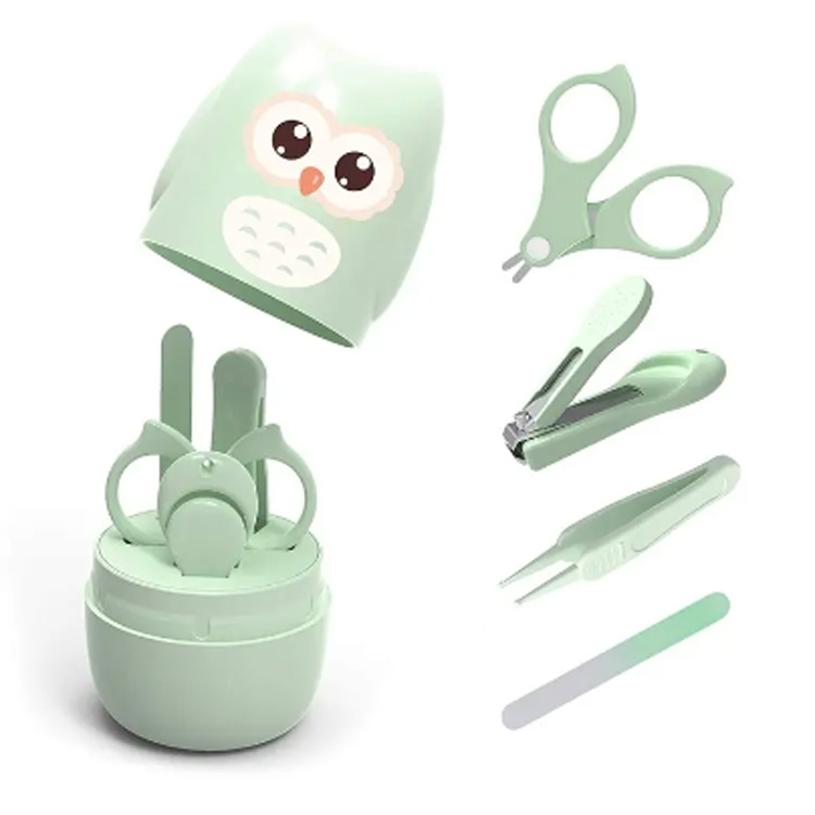 4-in-1 Baby Kids Nail Polisher File Infant pasgeboren manicure set