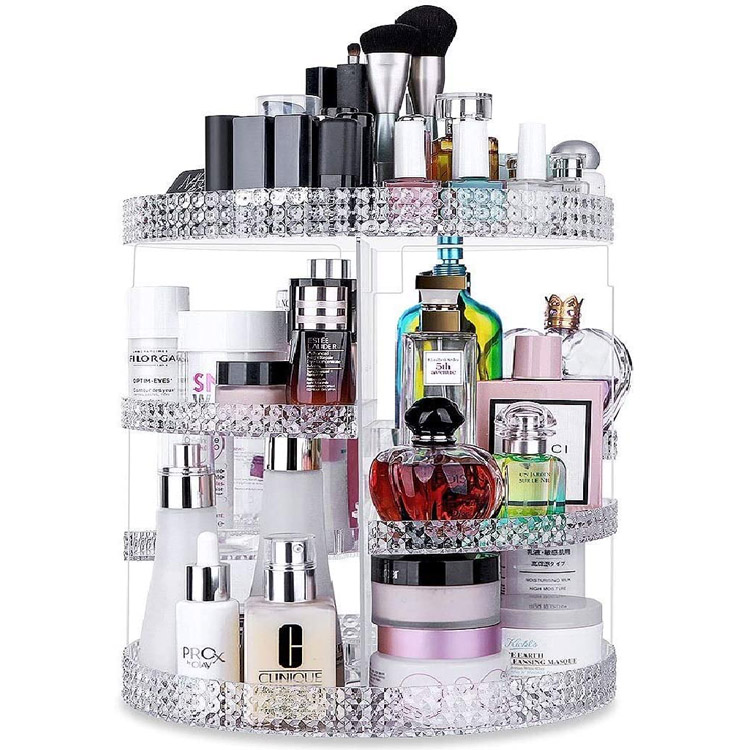 Acryl Roterende Cosmetische Make-up Organizer