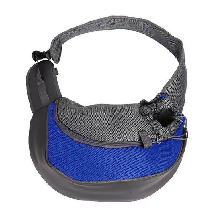 Verstelbare Pet Hand Free Mesh Dog Sling Draagtas