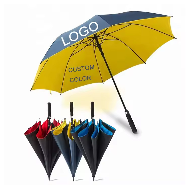 Zakelijke paraplu met aangepast logo dubbele canope