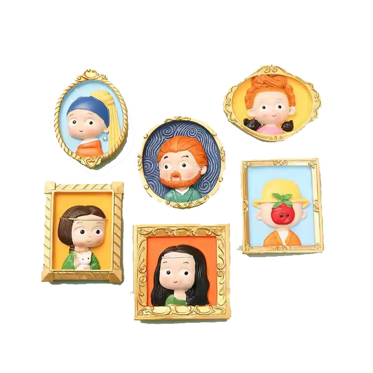 Aangepaste keramische presidentiële geschenken koelkastmagneten schattig