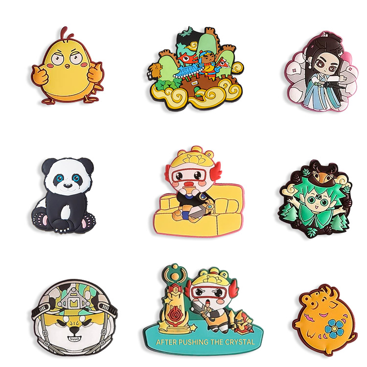 Decoratie Aangepast logo Optie beschikbaar PVC-koelkastmagneten