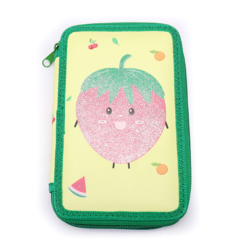 Etui met dubbele rits
