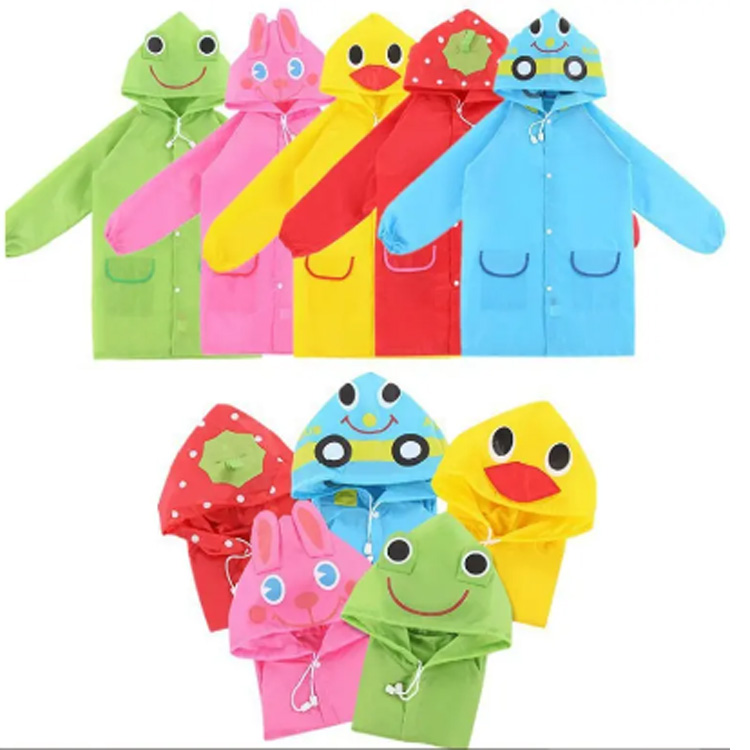 Funky waterdichte cartoon dierenkleding regenjas