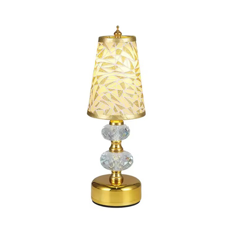 Hot Selling decoratieve oplaadbare LED gouden tafellamp