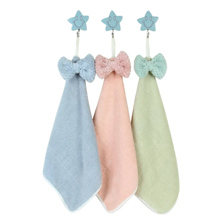 Keuken en badkamer, super absorberende zachte kleine hanghanddoek