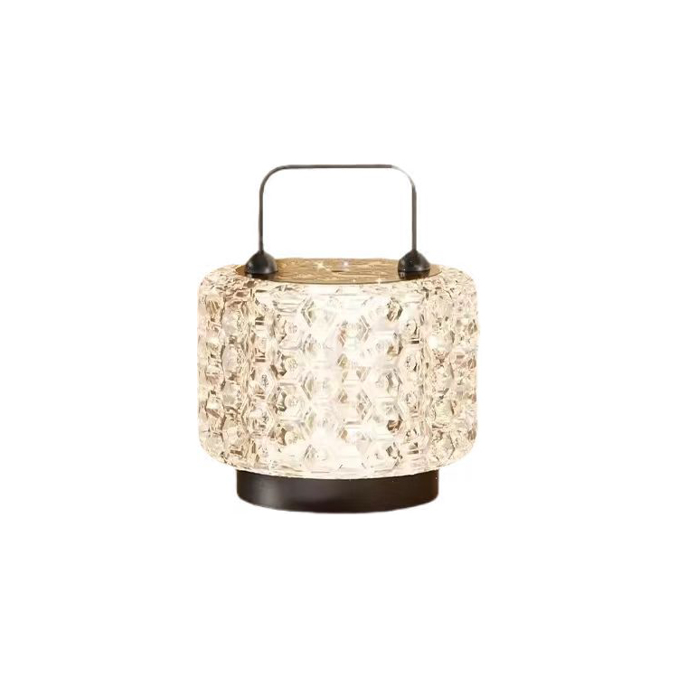 Led-dimtafellamp Decoratieve glazen kindertafellamp