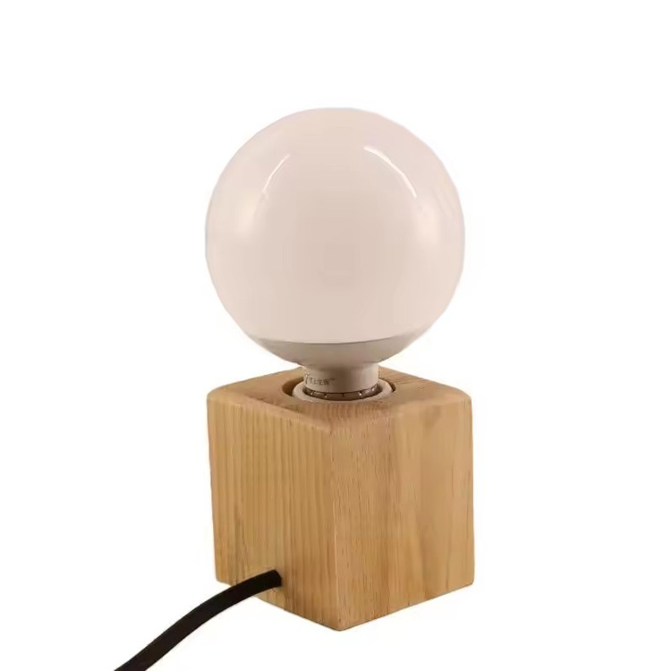 Led Vintage Edison Houten Tafel Leeslamp Bureaulamp