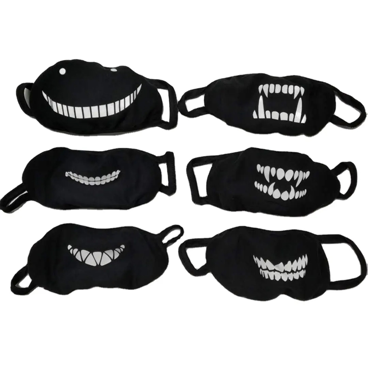 Lichinige vampiertanden grappig Halloween Fangs mondbedekking