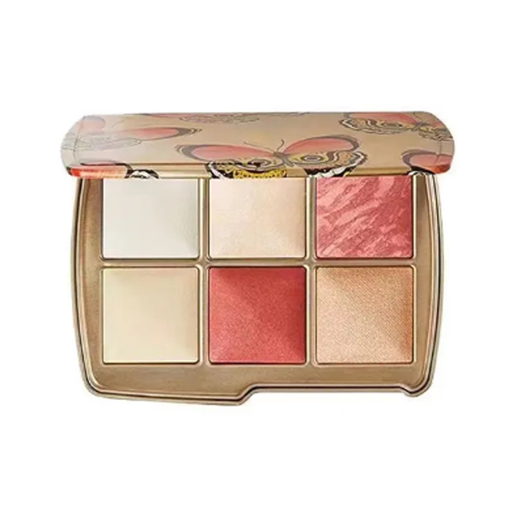 Make -up 6 kleuren Waterdichte pigmentenschaduwpalet met hoog pigment