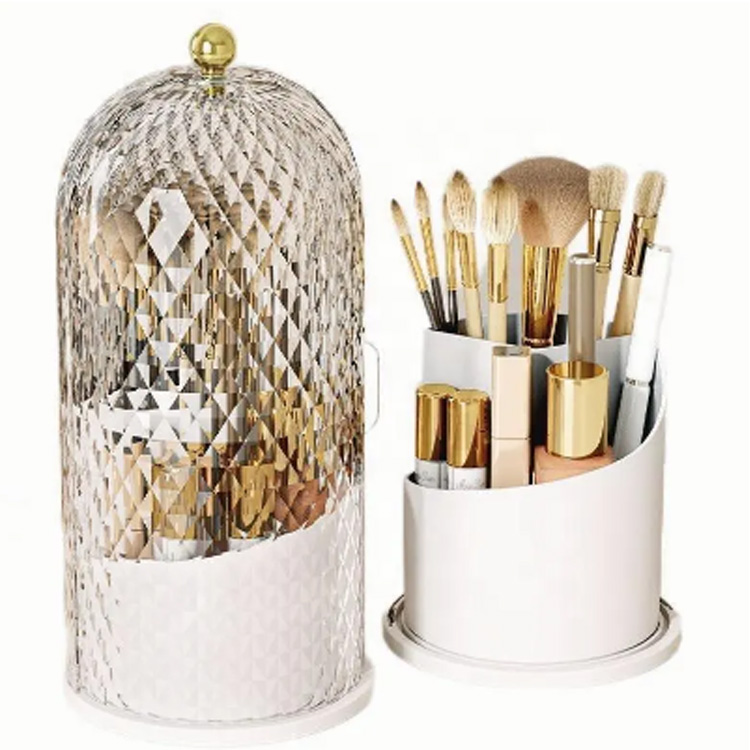 Make -up borstelhouder transparante cosmetica -organisator
