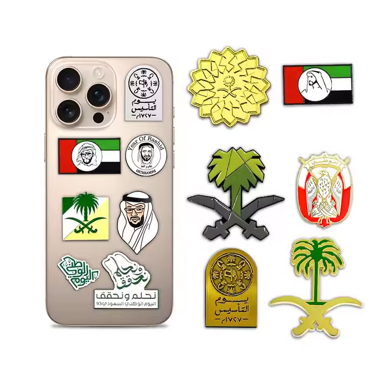Mexico Metal Custom Rapels Email Saudi metalen sticker Pin