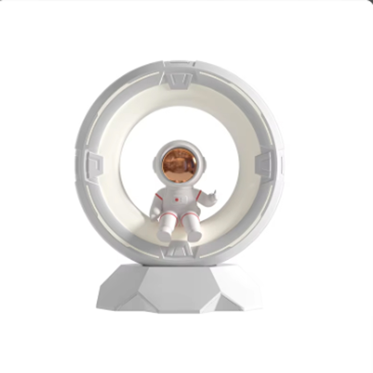 Moderne creatieve oplaadbare decoratieve astronautenbureaulamp