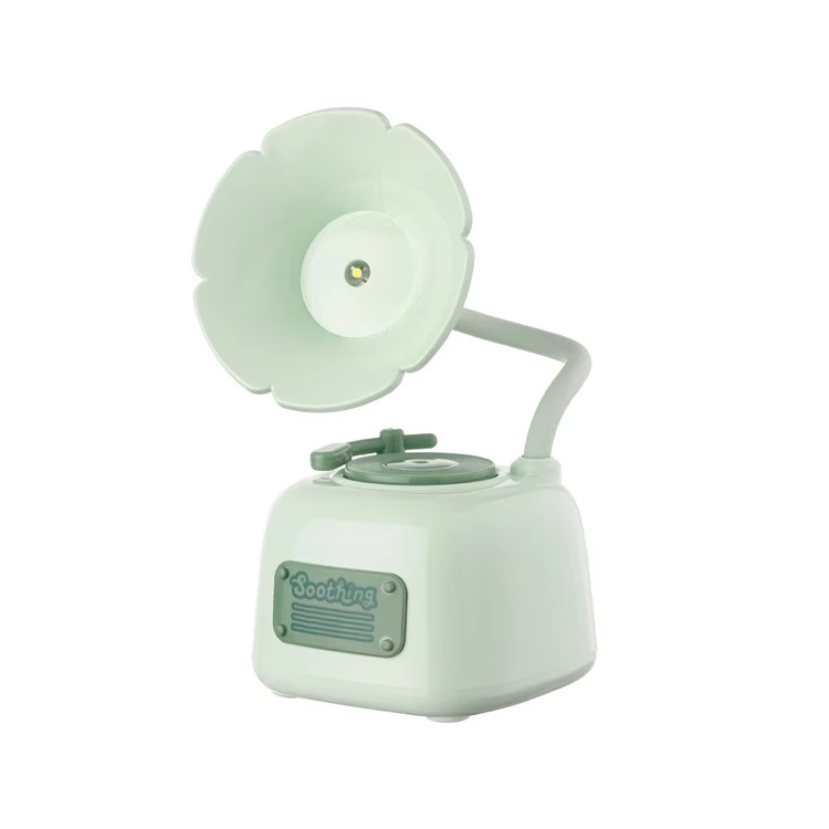 Ornamenten Dimbare USB Charge Mini Fonograaf Tafellamp