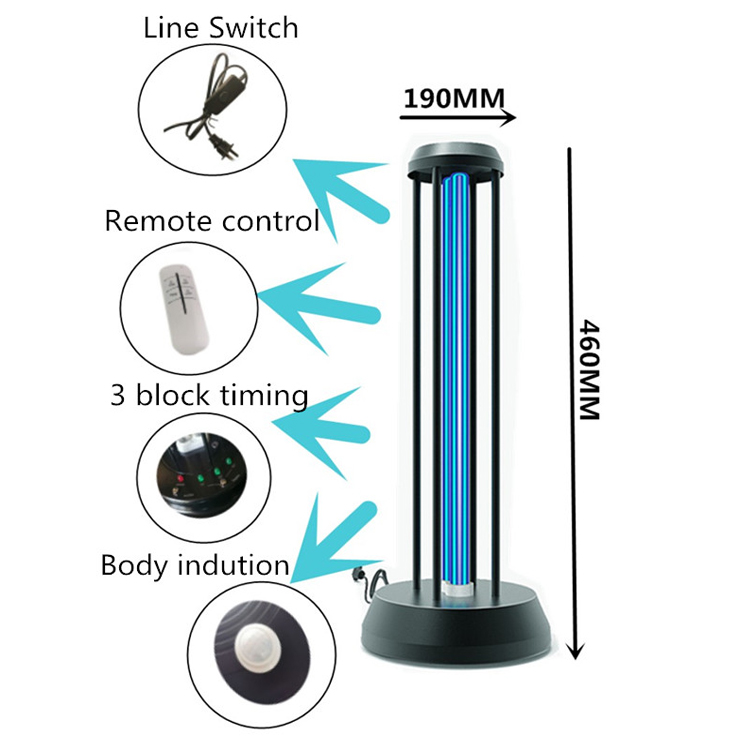 Ozondesinfectie UV-kiemdodende lamp