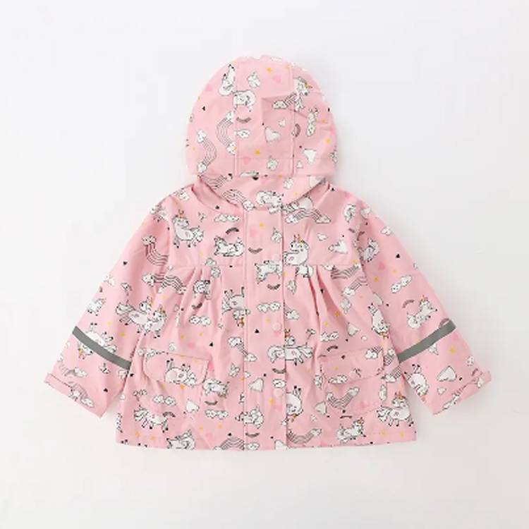 Poncho -stijl verdikte windjager mannelijke vrouwelijke kind regenjas