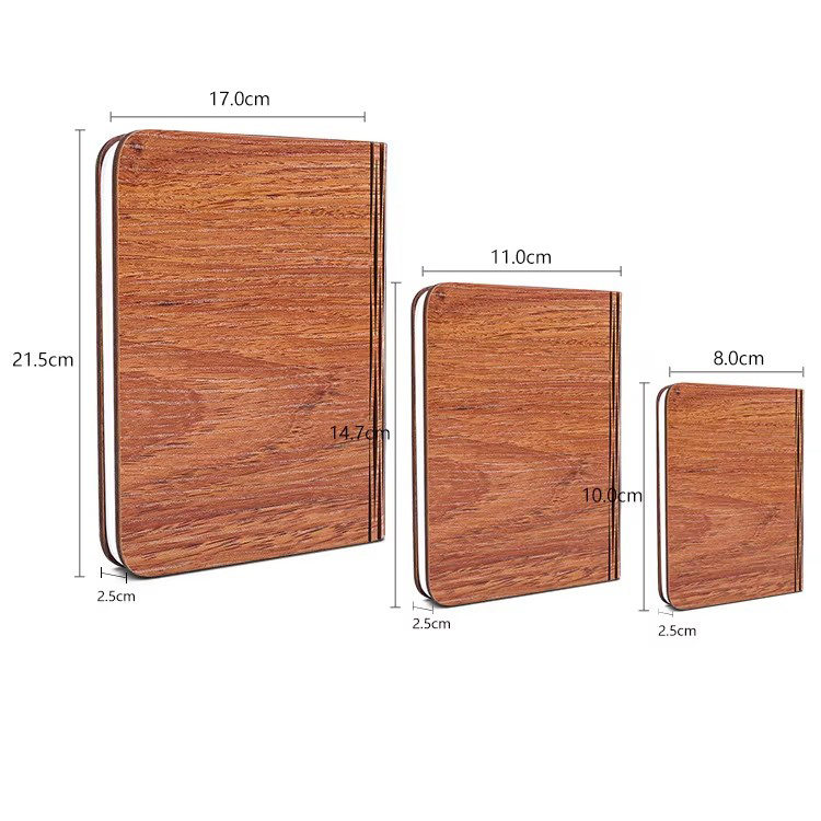 Draagbare 3 kleuren 3D creatieve LED-boek magnetische tafellamp