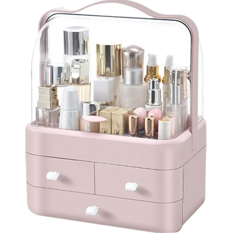 Draagbare helder roterende multifunctionele tabel make-up organizer