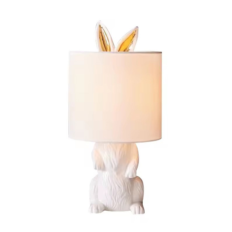 Post Modern Creatief Design Parlor Kids Rabbit Tafellampen