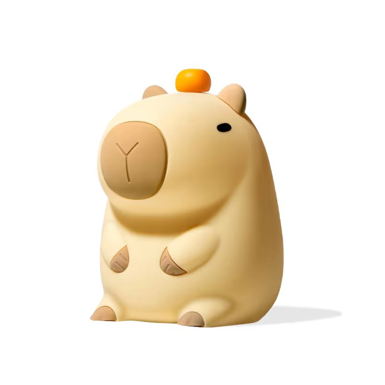 Siliconen nachtlampje Oplaadbare LED Capybara-tafellamp