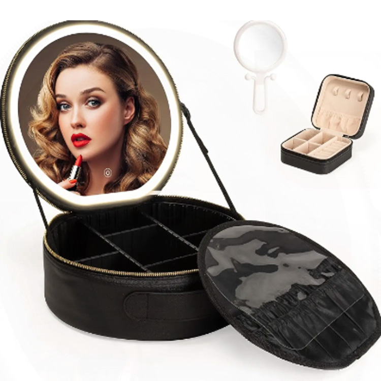 Reis grote capaciteit verstelbare dividers schoonheidsmake -up case