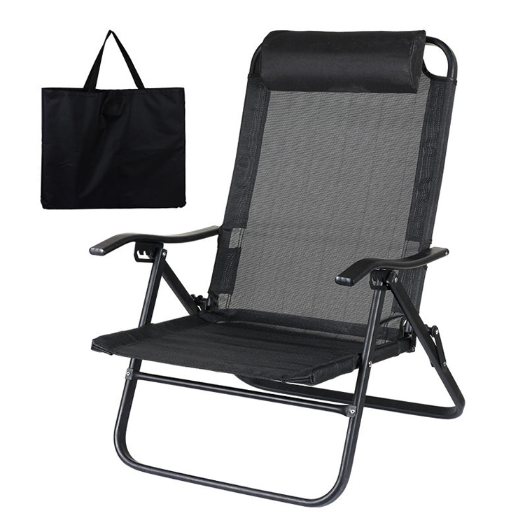 Ultralichte fauteuil opvouwbare opvouwbare mesh-kampstoel
