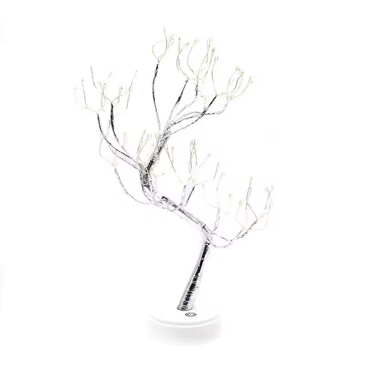 USB-batterij Led Wire Pearl Indoor decoratieve boom tafellamp