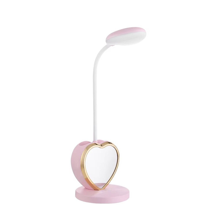USB oplaadbare Touch make-upspiegel Love tafellamp
